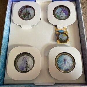 RunDisney virtual Summer Series Frozen 5k 4 medals 1 pin NIB